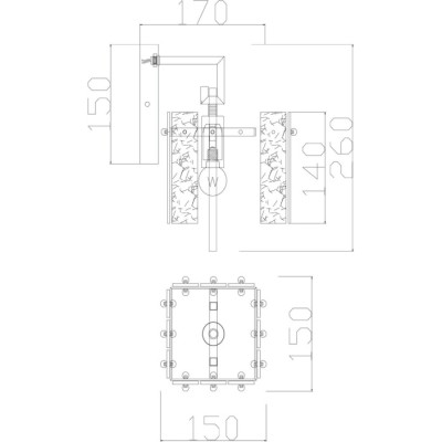 Бра Basilica FR5166WL-01BS