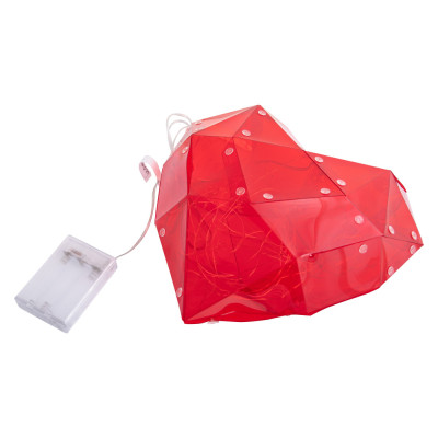 Светильник декоративный  ULD-R511 3АА RED HEART