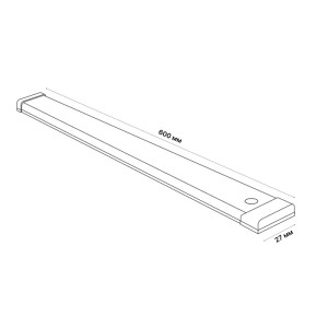 Точечный светильник  ULI-F49-8W/4200K SENSOR IP40 SILVER